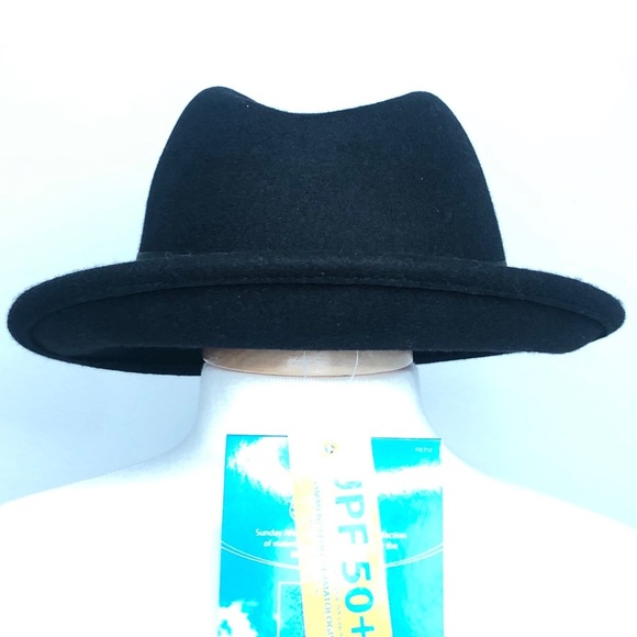 Sunday Afternoon Black Wool Trilby Hat - Picture 4 of 11